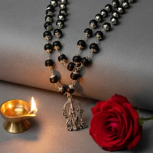 Karungali Malai With Pendant GS Cap and Lab Certification